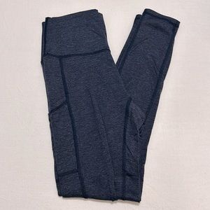 Aerie Full Length Navy Leggings with pockets